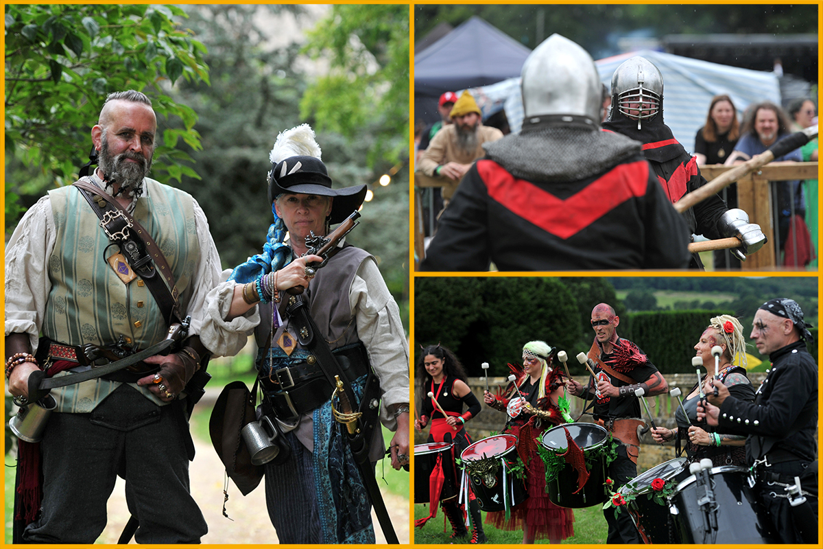 People in costume enjoying Fantasy Forest  Festival 2024